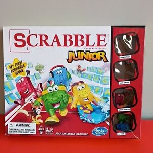 Hasbro Scrabble Junior Game - Colorful Kids Toy